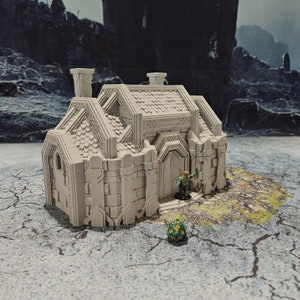 Dwarven Hall - Dark Realms - 28mm Scale-   - Dungeons and Dragons - 28mm Terrain -   terrain