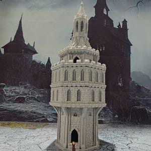 Wizard Tower 28mm Terrain  -   - Dungeons and Dragons - 28mm Terrain -   terrain