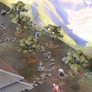 Samurai Garden Set: Traditional Japanese Garden for Tabletop RPGs, Model Railroading, and Wargaming