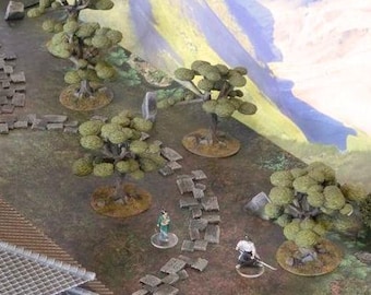 Samurai Garden Set: Traditional Japanese Garden for Tabletop RPGs, Model Railroading, and Wargaming