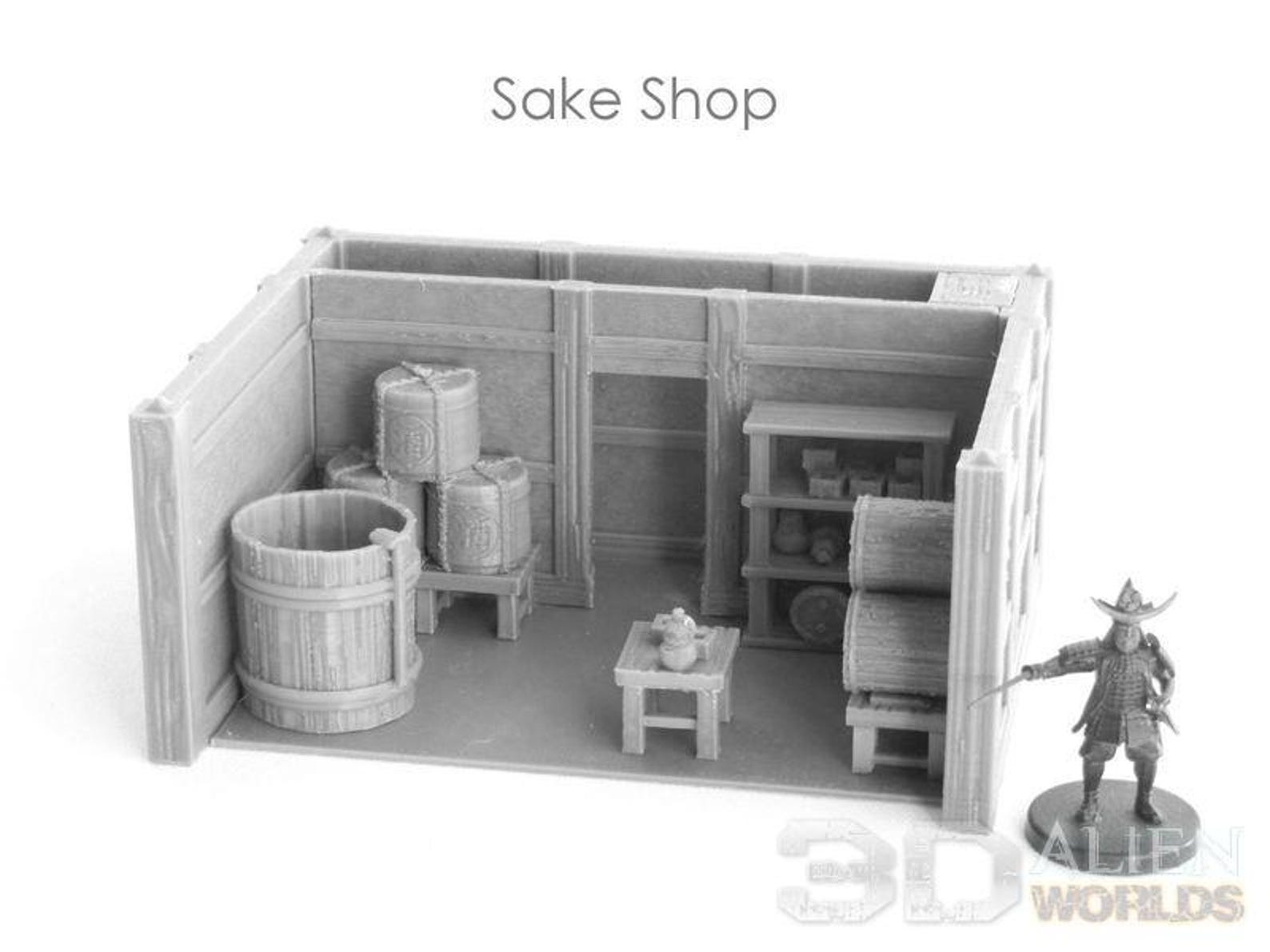 Rpg Storefront Samurai Sake Shop: Edo Period Retail Storefront – Ideal for Historical ...