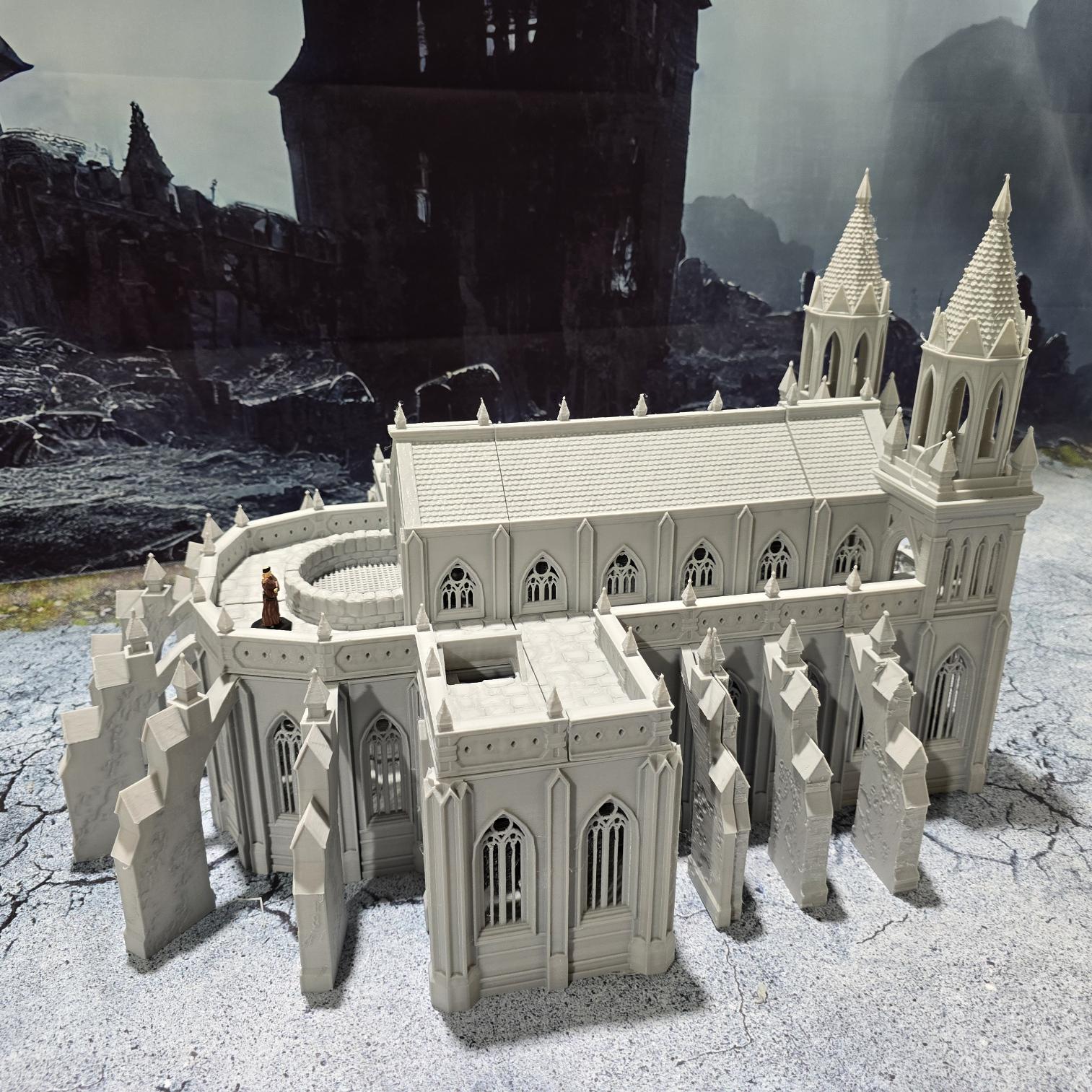 Basilica of Drennheim: Gothic Cathedral for D&D, Model Railroading