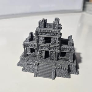 Ancient Mesoamerican Ruins Building 1 - Detailed 3D Printed Model for Tabletop RPGs and Wargames