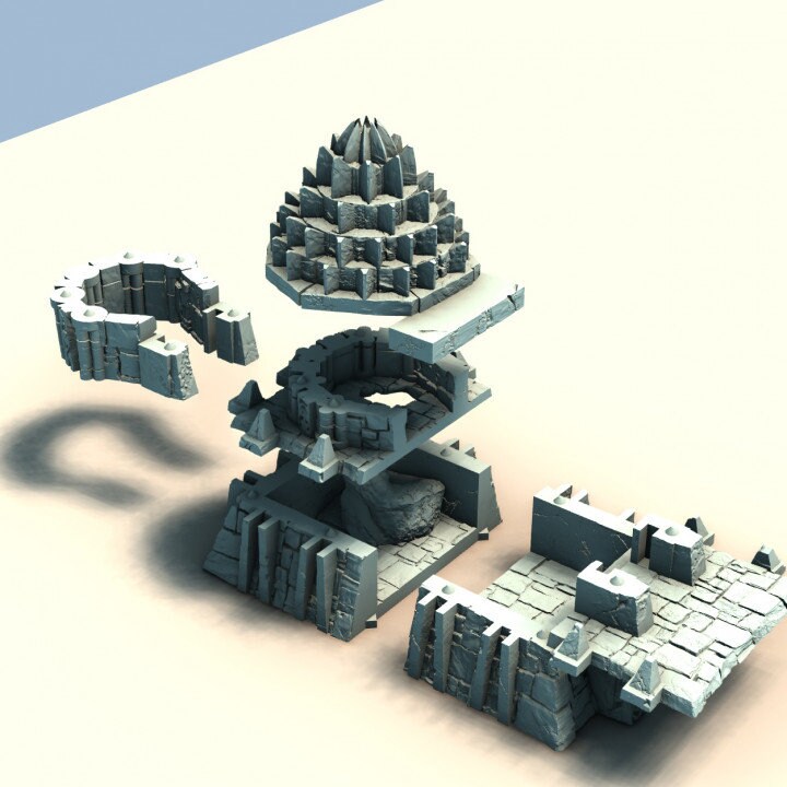 Dark Elf Temple, Underdark Temple, Underdark Small Building, Dungeons ...