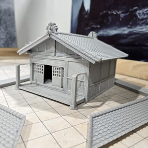 Samurai Large Guest House: Traditional Japanese Architecture for Tabletop RPGs, Model Railroading, and Wargaming