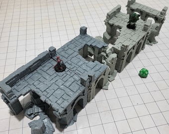 Arkenfel, Walkway Ruins, Dungeons and Dragons, Stone Walkway, Ruins, Walkways,   Terrain, Tabletop Terrain