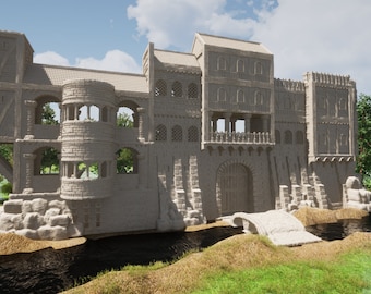 The Gate House - 28mm Terrain - Mujja's Forge - Castle Gate -   - Dungeons and Dragons - 28mm Terrain -   terrain