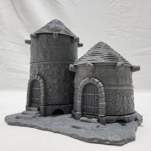 Zurgnan Granary, City of Zurgnan, Zurgnan Farm, Granary, Farm estate, noble estate, farm terrain, dungeons and dragons, 28mm terrain