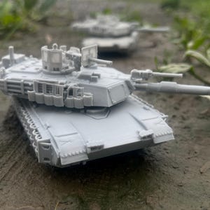 M1A2 Tusk II, Modern warfare, Tabletop terrain, WW2, Modern tank,