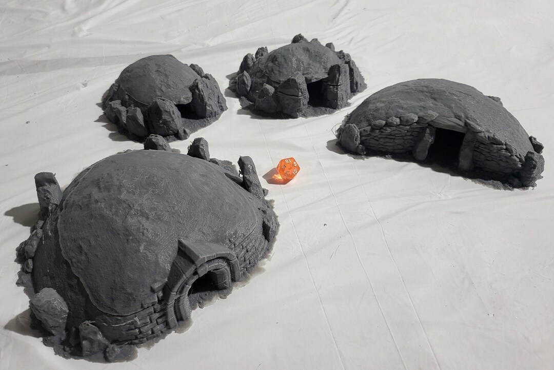 Wolds Barrow Village Hobbit Burrows Berrytyne Barrows Etsy