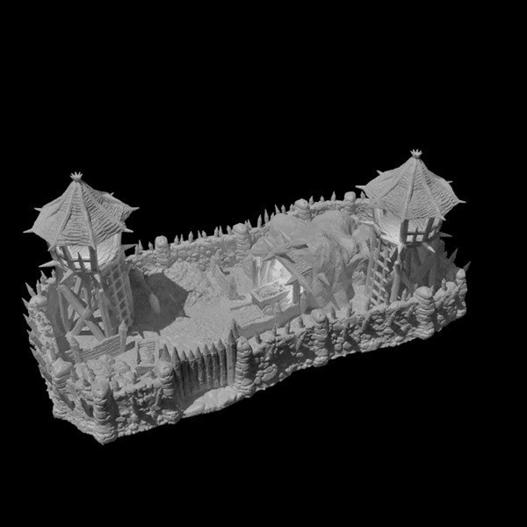 Orc Mine Camp, Orc Coal Mine, Orc Mine Etsy