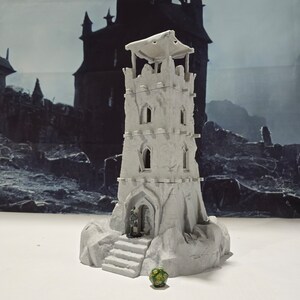 Desert Tower Ruin, Abandoned Desert Tower, 28mm, DnD Terrain