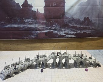 Ruined Span Bridge, Modular Ruined Bridge, Bridge Ruin
