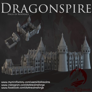 DragonSpire Halls of Residence, Dragonspire Dorms, Wizard school Dorms