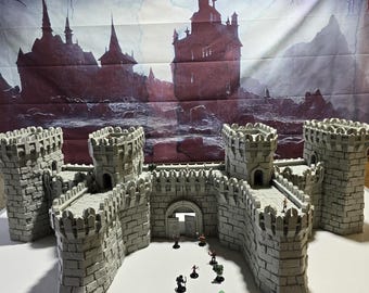 Ivory Citadel Walls: Medieval Fortress Defense for Tabletop RPGs, Model Railroading, and Wargaming