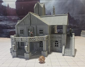 Strommdale House 12 – Multi-Level Medieval Tabletop RPG Terrain