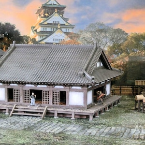 Samurai Dojo, Martial Arts Training, Dungeons and Dragons,  , 28mm terrain