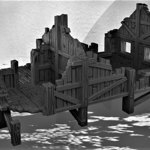 Fishermans Ruins - Kasenport - Dark Realms -   - Dungeons and Dragons - 28mm Terrain -   terrain
