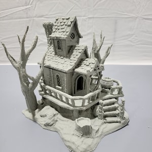 Witch Hut, Witch house, witch lair, Sorceress, Dungeons and Dragons, Magic Terrain