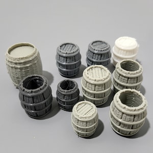 Mixed Barrel Set, 10 Mixed size Barrels