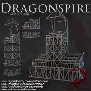 DragonSpire Open Playing Field Stands, Stands, Bleachers