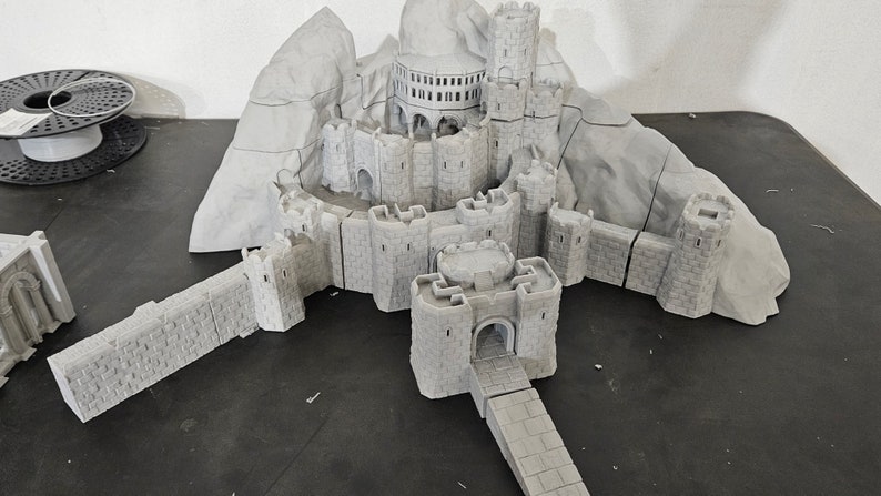 Helms Keep Dark Realms Mountain Keep, Mountain Keep, Helms Deep, Mountain ...