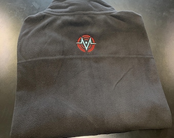 Hazbin Hotel The Vees Voxtech Company Minimalist Embroidered Fleece Jacket