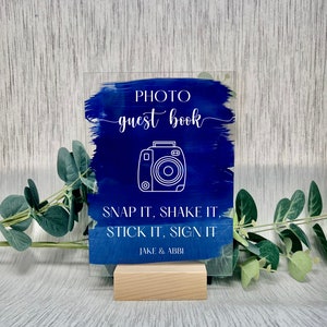 Hochzeitsgästebuch Aufkleber, Personalisierter Gästebuch Aufkleber, Polaroid Gästebuch Aufkleber, Hochzeit Polaroid Aufkleber, DIY Braut, A5 Aufkleber