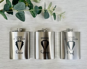 Personalised Groomsmen Decal, Hip Flask Decal, Groomsman Party, DIY Wedding, Create Your Own wedding gifts