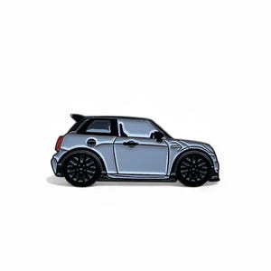 MINI Cooper S / JCW in Grau - Emaille Auto Pin