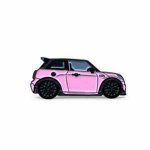 MINI Cooper S / JCW in PINK - Enamel Car Pin