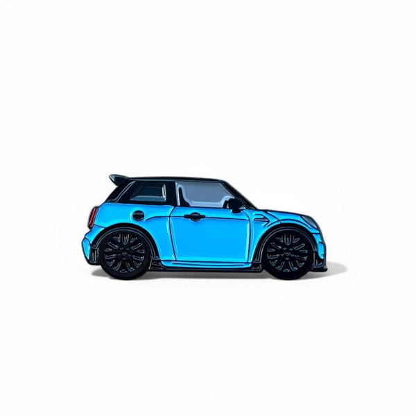 MINI Cooper S / JCW in Blue - Enamel Car Pin