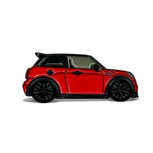 MINI Cooper S / JCW in Chili Red - Emaille Auto Anstecker