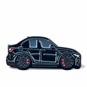 BMW M3 G80 Competition - Sapphire Black - Enamel Car Pin Collectable