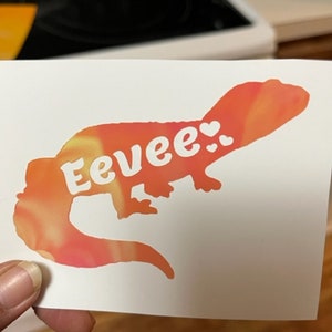 Customized Leopard Gecko Decal