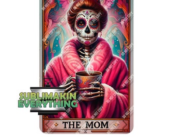 Das Mom Tarotkarten-Bundle. 5 Einzigartige 'The Mom' Tarotkarten. Lustige Mama Tarot Karte PNG