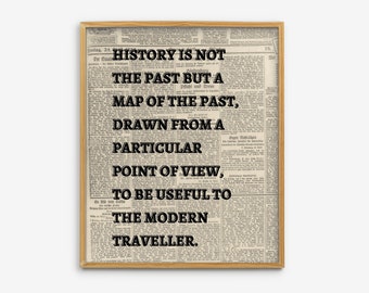 History Classroom Decor, History Quote Printable, Social Studies Classroom Wall Art, History Classroom Poster, Educational School Poster