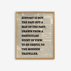 History Classroom Decor, History Quote Printable, Social Studies Classroom Wall Art, History Classroom Poster, Educational School Poster