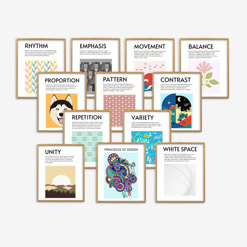 Elements of Art Posters - Etsy