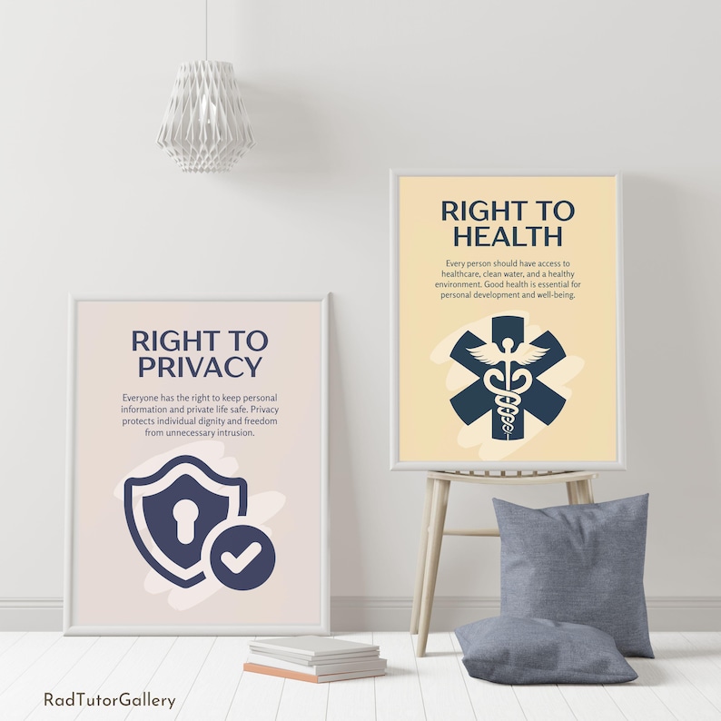 Core Human Rights Posters, Human Rights Prints, Social Justice ...