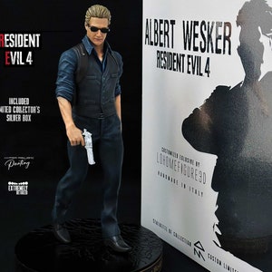 Albert Wesker Figure, Resident Evil 4 Figure, Albert Wesker Statue, Our Design, Exclusive Custom Model, Real Photos