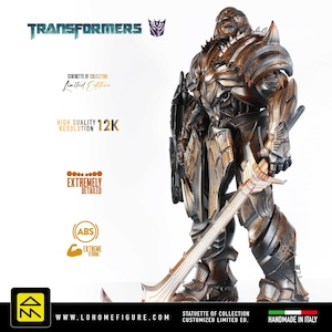 Megatron Figure, Transformers Statue, Megatron Collectible Statue, Our Design, Exclusive Custom Model, Real Photos