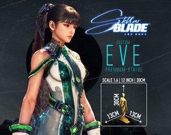Stellar Blade statue, Eve figure, Stellar Blade Custom Eve Premium Statue, PS5 Stellar Blade, Real Game Color Effect High Res. 12k