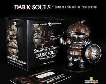 Dark Souls Statue, Siegmeyer of Catarina figure, Onion knight Figurines, Dark Souls Gift statua da collezione, qualità 12K Handmade in ITALY