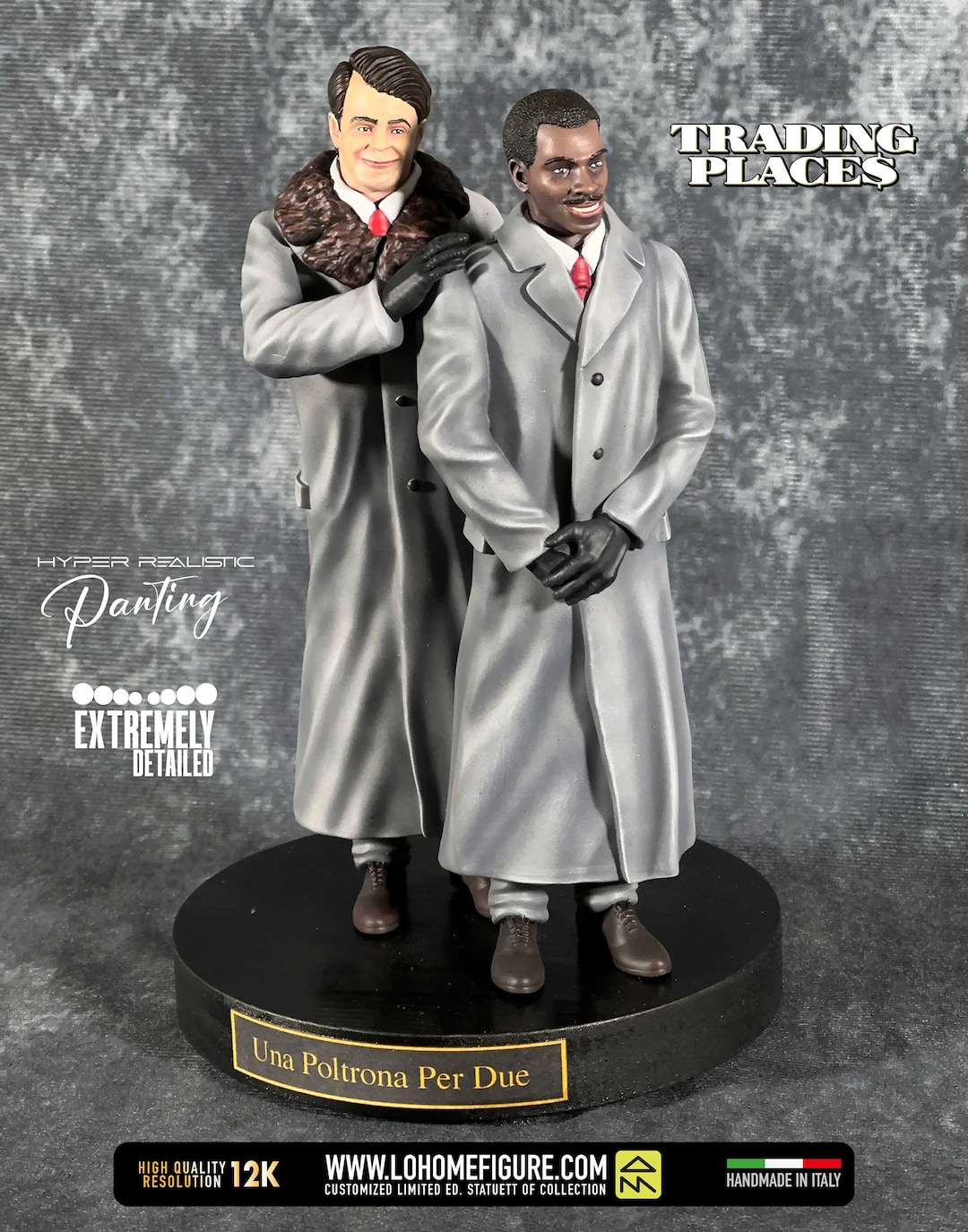 Trading Places Statue, Dan Aykroyd Eddie Murphy Figure, Trading
