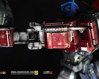 Diorama Optimus Prime, Statua da Collezione Transformers Rise Of