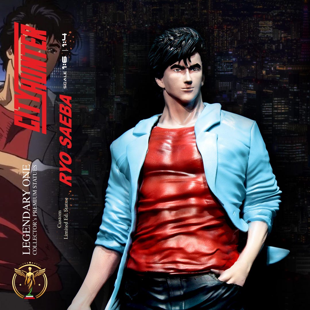 RYO SAEBA RYO Saeba Statua Da Collezione - City Hunter Figure - シティー