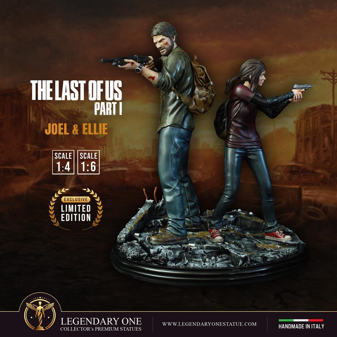 The Last of US Statua Da Collezione, Ellie Figure & Joel Figure