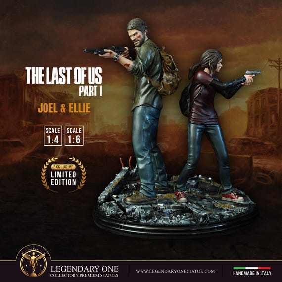 The Last of US Collectible Statue, Ellie Figure & Joel Figure
