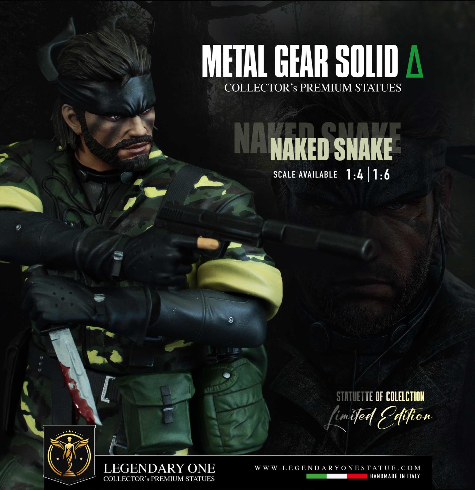 Metal Gear Solid Delta Figure, Naked Snake Collectible Statue, Big Boss Figure, Our Design, Exclusive Custom Model, Real Photos
